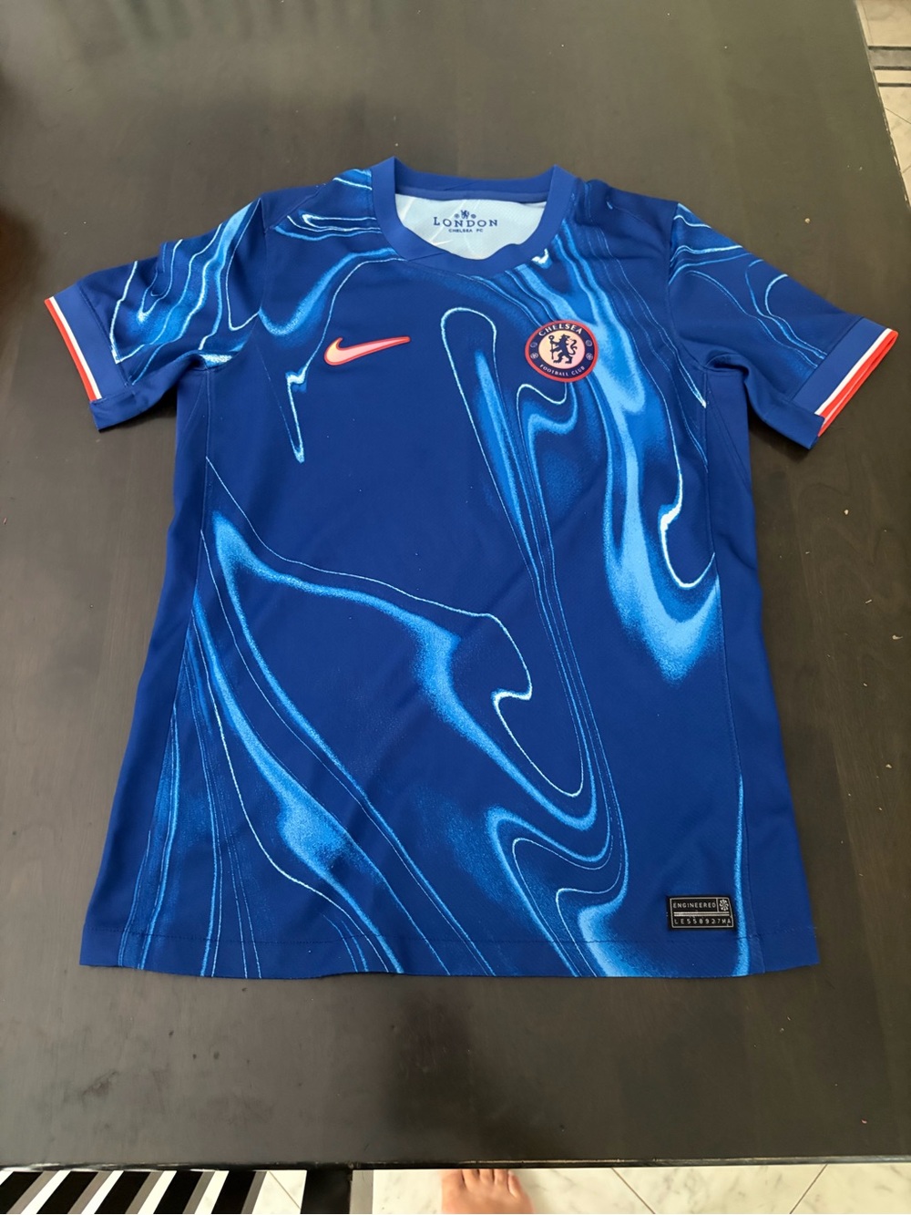 Chelsea FC 2024 2025 Home Shirt Nike Dri Fit Football Jersey Blue Youth Large
